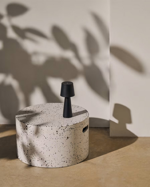 JENELL Pomoćni sto, terazzo, Ø 52 cm