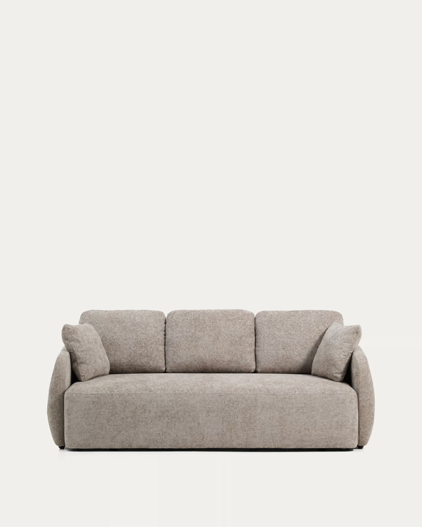 LAIRA Trosjed, taupe šenil, 218 cm