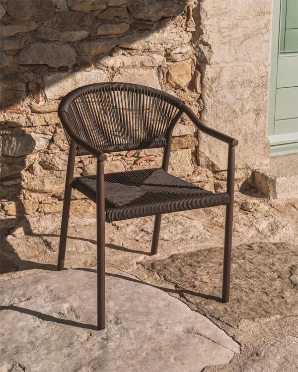 LIVADIA Složiva baštenska stolica, aluminijum