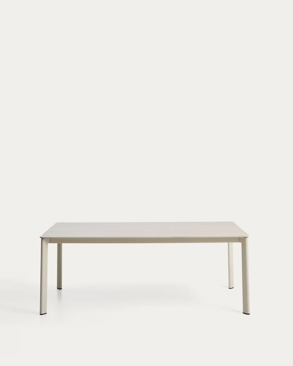 ANAFI Baštenski sto, sinterovani kamen i aluminijum, 180 x 90 cm
