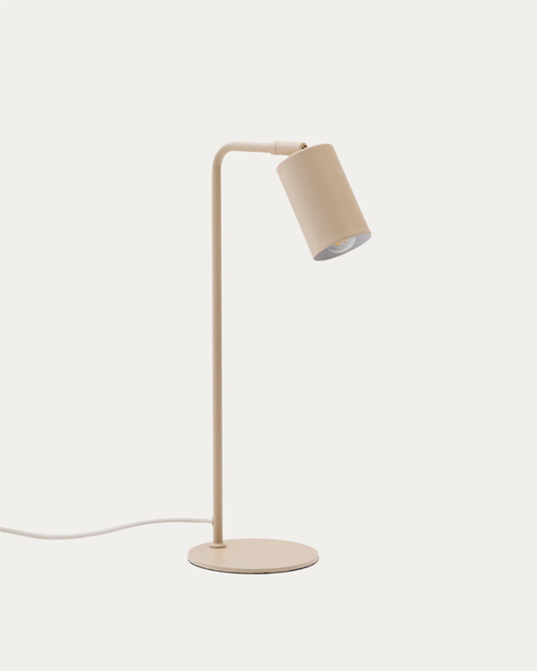 MANIE Stolna lampa od metala, bež