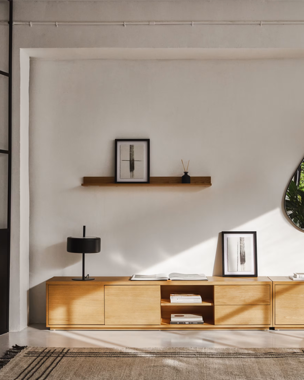 ABILEN TV komoda od hrastovog drveta, 200 x 44 cm