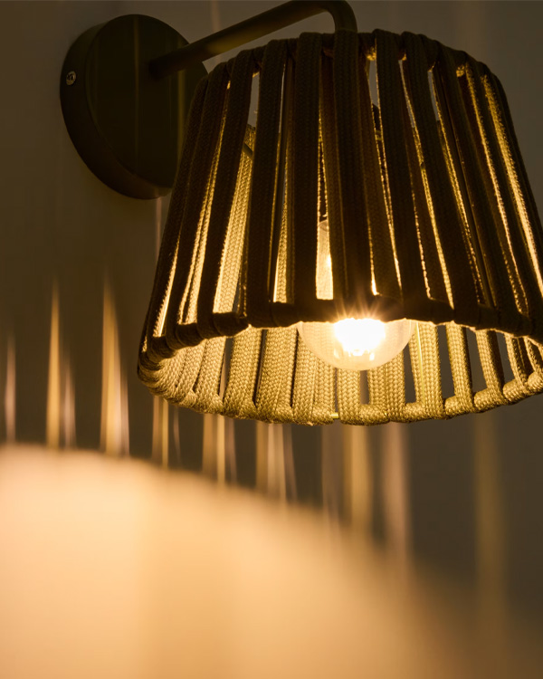 ALDET Spoljašnja zidna lampa, zelena