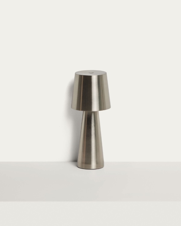 ARENYS Stona lampa od metala sa sjajnom srebrnom završnom obradom
