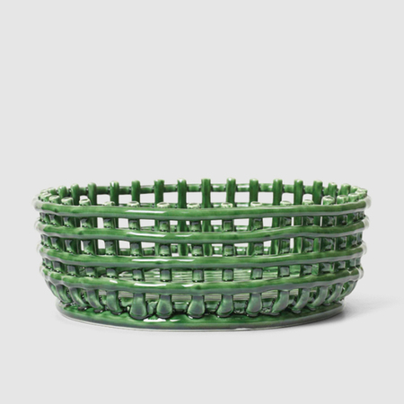 CERAMIC dekorativna zdjela, zelena