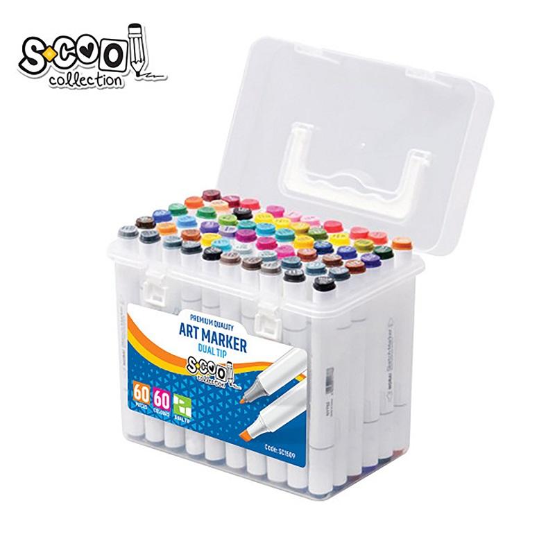 MARKER ART DUO 6MM-3MM SET 60KOM SC1509