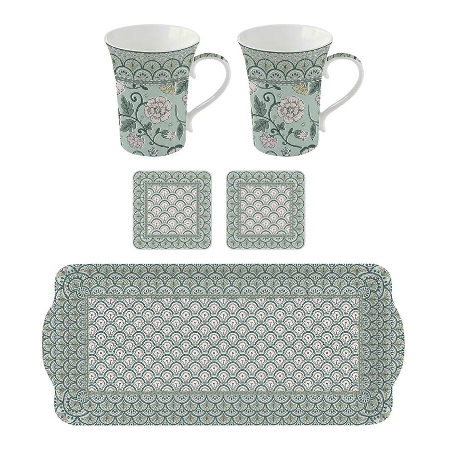 SET DVIJE SOLJE SA POSLUZAVNIKOM MONSOON GREEN