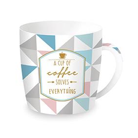 SOLJA ZA KAFU/CAJ 350ml A CUP OF COFFEE SOLVES EVERYTHING