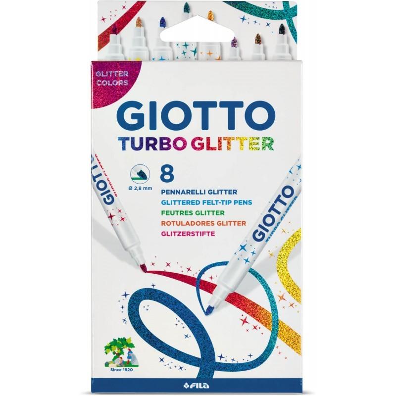 Giotto flomasteri Turbo Gliter 8/1