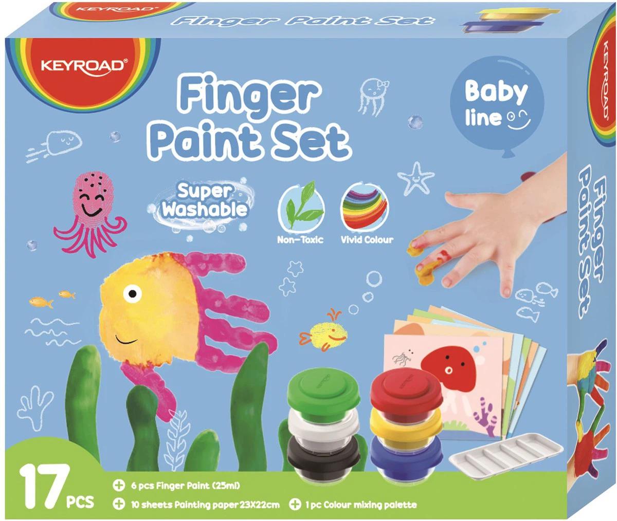 KREATIVNI SET KEYROAD FINGER PAINT 1/17 KR972324