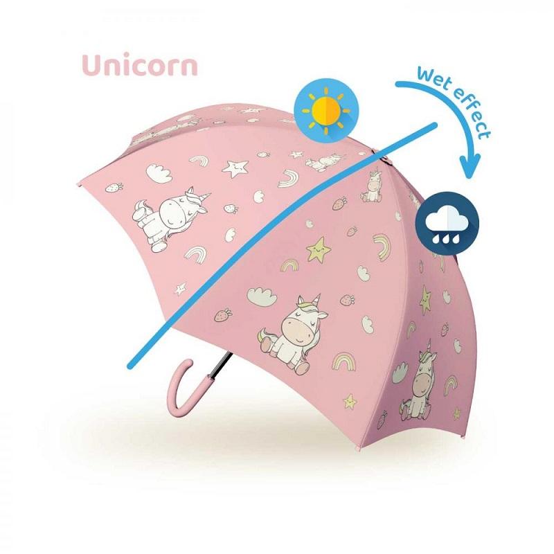 Dječiji kišobran Magic Wet Unicorn