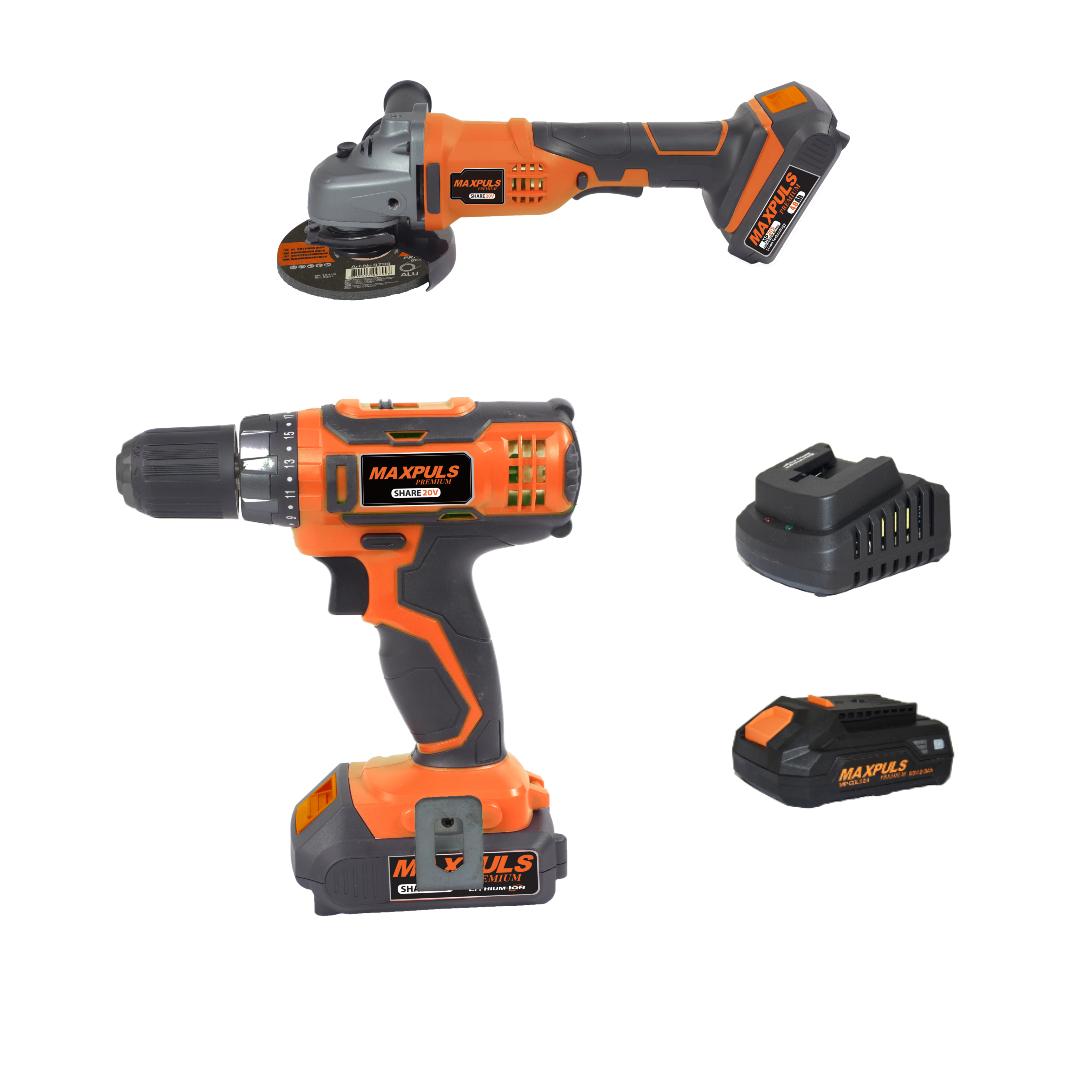 Baterijski SET Bušilica ud /Brusilica 2xbat+punjač MP20S 10312