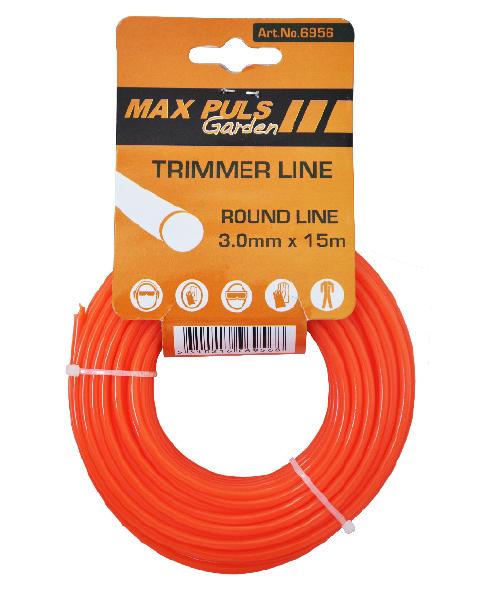 Najlon za trimer 1.3mm*15m oranž okrugli 6982