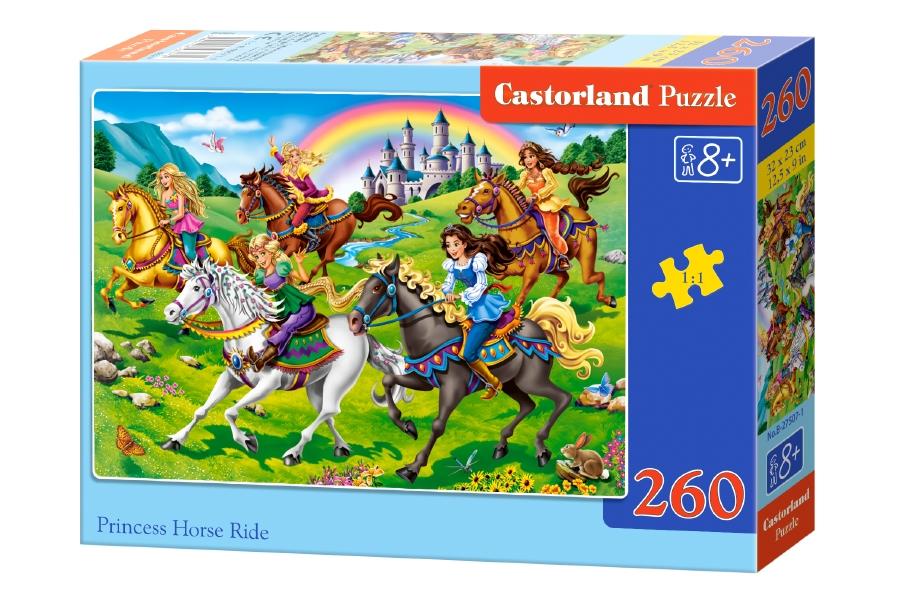PUZLE PRINCESS HORSE RIDE 260PCS B-27507