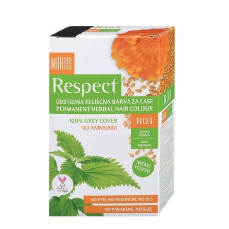 NATURAVIT FARBA ZA KOSU RESPECT R03