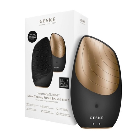 GESKE SONIC THERMO FACIAL BRUSH | 6 IN 1 GRAY