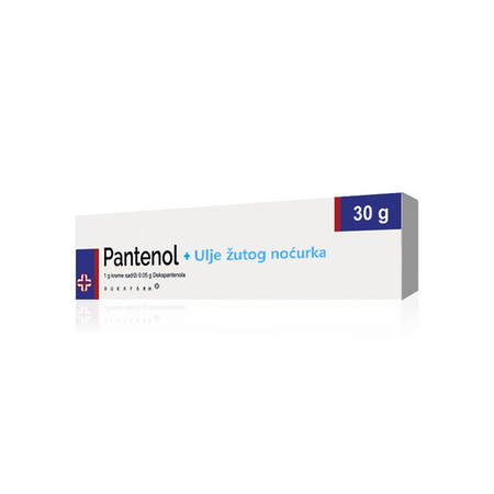 PANTENOL 5% KREM + ULJE ŽUTOG NOĆURKA