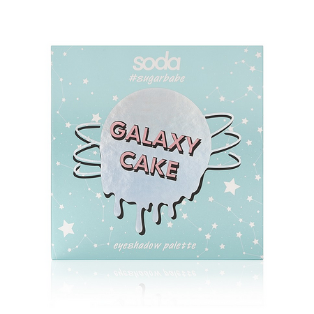 SODA EYESHADOW PALETTE GALAXY CAKE #SUGARBABE 002