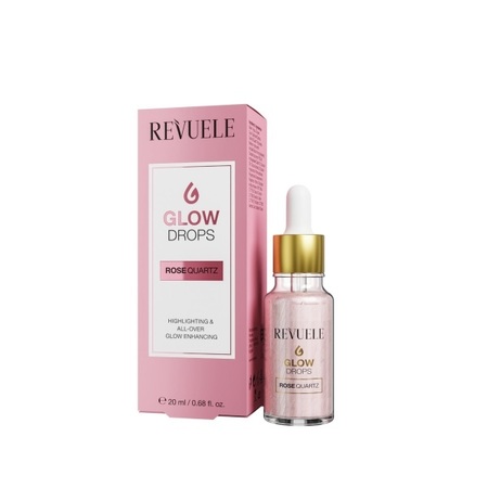 REVUELE GLOW DROPS ROSE QUARTZ - SERUM ZA LICE 20 ml