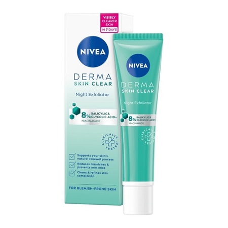 NIVEA NFC DERMA SKIN CLEAR EKSFOLIATOR 40ML