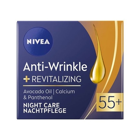 NIVEA ANTI-WRINKLE + REVITALIZING NIGHT CARE 55+