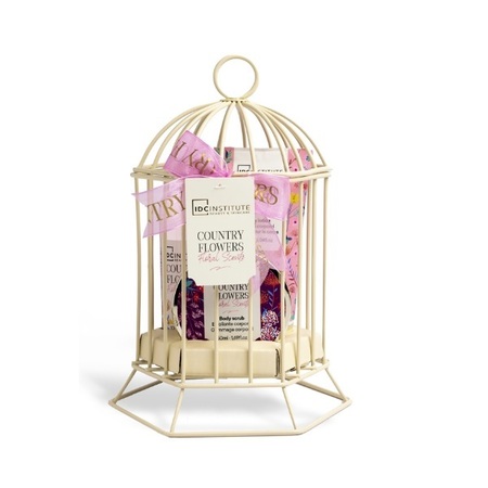 IDC INSTITUTE COUNTRY FLOWERS BIRDCAGE 3PCS SET