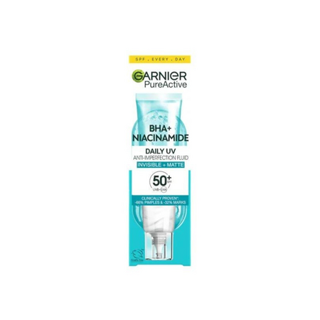 GARNIER PURE ACTIVE MATTIFYING FLUID AGAINST IMPERFECTIONS SPF 50+ 40ML