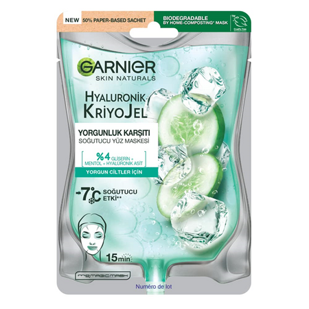 GARNIER HYALURONIC CRYO JELLY FACE MASK 27G