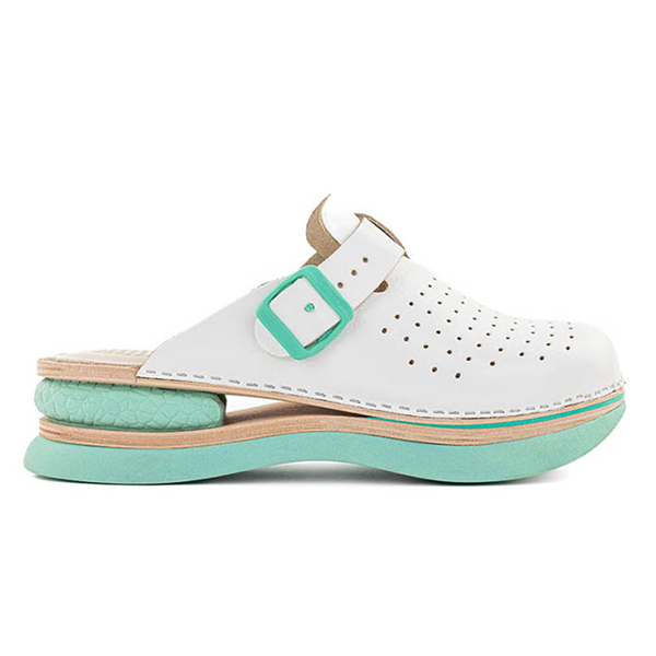 BIANCOMOLINA KLOMPA ZENSKA SA JASTUCICEM BIJELA MINT DJON38