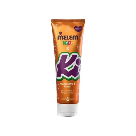 MELEM KIDS x KIKI MANDARINA & LIMUN 2U1 ŠAMPON I GEL ZA TUŠIRANJE 260 ml