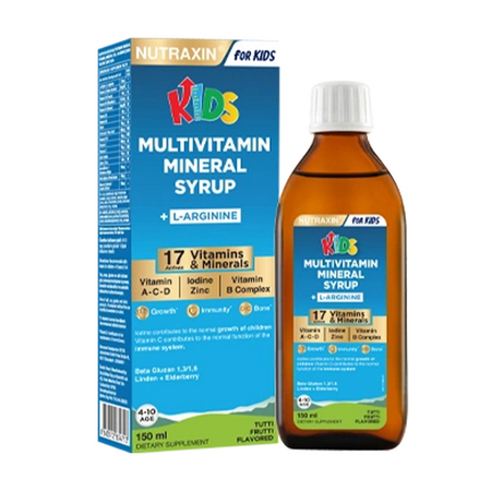 NUTRAXIN KIDS MULTIVITAMIN MINERAL SYRUP 150ml