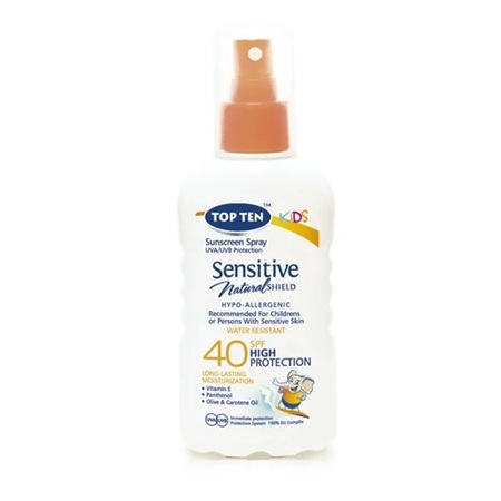 TOP TEN KIDS SENSITIVE LOTION SPF 40-SPRAY
