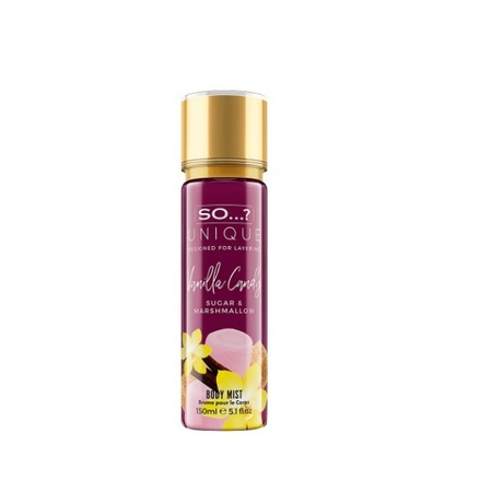 SO..? UNIQUE VANILLA CANDY BODY MIST 150ML
