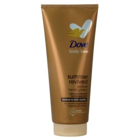 DOVE SUMMER TANNING LOTION MEDIUM TO DARK 200ML