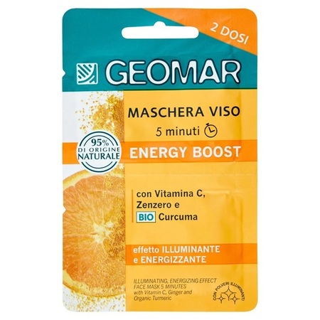 GEOMAR MASKA BOOST ZA OSVJEZAVANJE LICA SA ORGANSKOM KURKUMOM 7.5MLx2