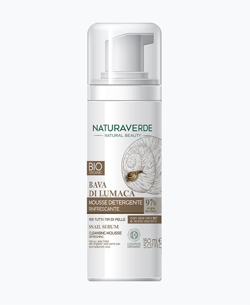 NATURAVERDE BIO CLEANSING MOUSSE REFRESHING PURE FOR ALL SKIN TYPES 150ML