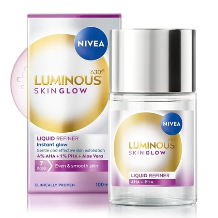 NIVEA NFC LUMINOUS 630 SKIN GLOW TEČNI PILING