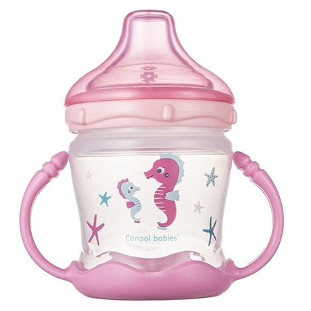 CANPOL Solja za bebe - sweet fun 180ml pink