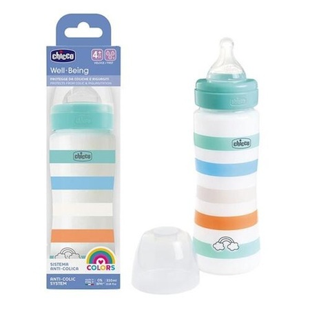 CHICCO FLAŠICA WB PVC 250 ML 2+ SILIKON WB 0% BPA ZELENA
