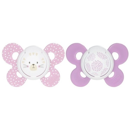 CHICCO VARALICA PHYSIO SILIKON 6-16M+2/1 0%BPA LJUBICASTA COMFORT