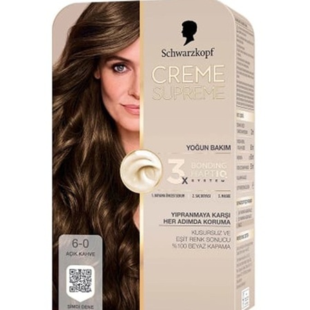 SCHWARZKOPF CREME SUPREME 6-0 PRIRODNO TAMNO PLAVA