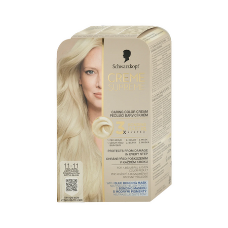 SCHWARZKOPF CREME SUPREME 11-11 HLADNO ULTRA SVIJETLO PLAVA