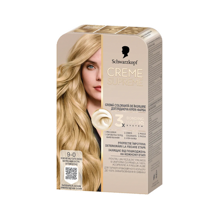 SCHWARZKOPF CREME SUPREME 9-0 PRIRODNO VEOMA SVIJETLO PLAVA