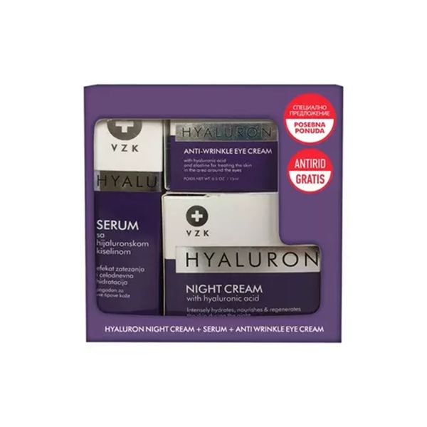 VZK RETINOL SET DNEVNA + NOCNA KREMA + GRATIS ANTIRID