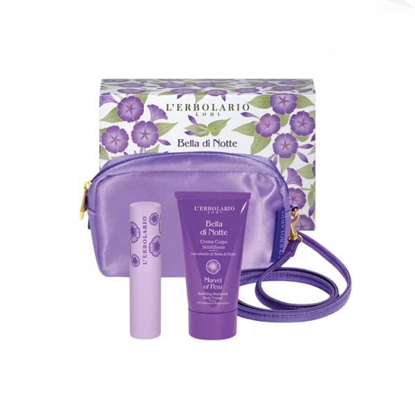 LERBOLARIO BELLA DI NOTTE SET SVJETLUCAVA KREMA 75ML + PARFEM U STIKU 9G