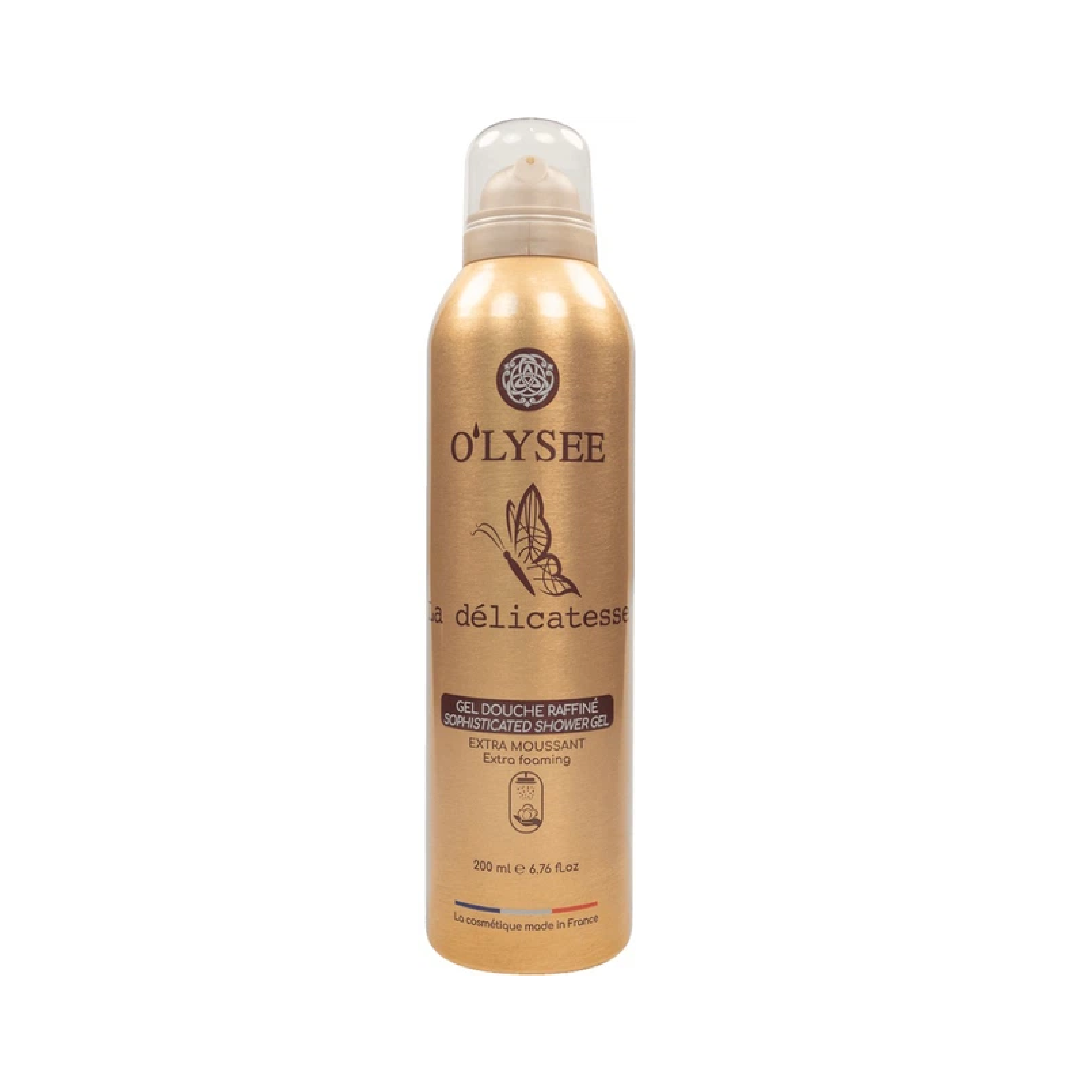 O'LYSEE PJENASTI GEL ZA TUSIRANJE-LA DELICATESSE 200ML