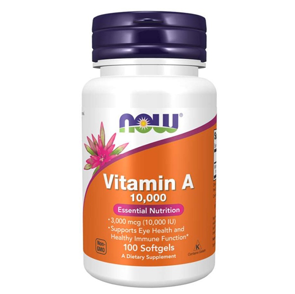 VITAMIN A 10 000 NOW 100CAPSULA