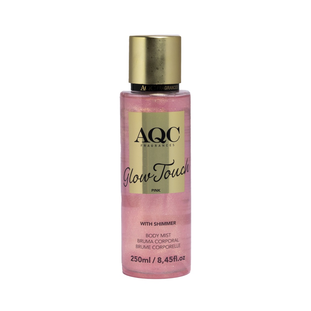 AQC FRAGRANCES SHIMMER MIST PINK GLITTER 250ML