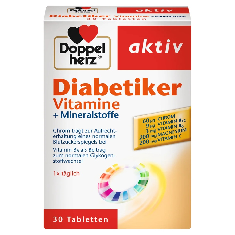 DOPPEL HERZ DIABETIKER VITAMINI I MINERALI 30TBL