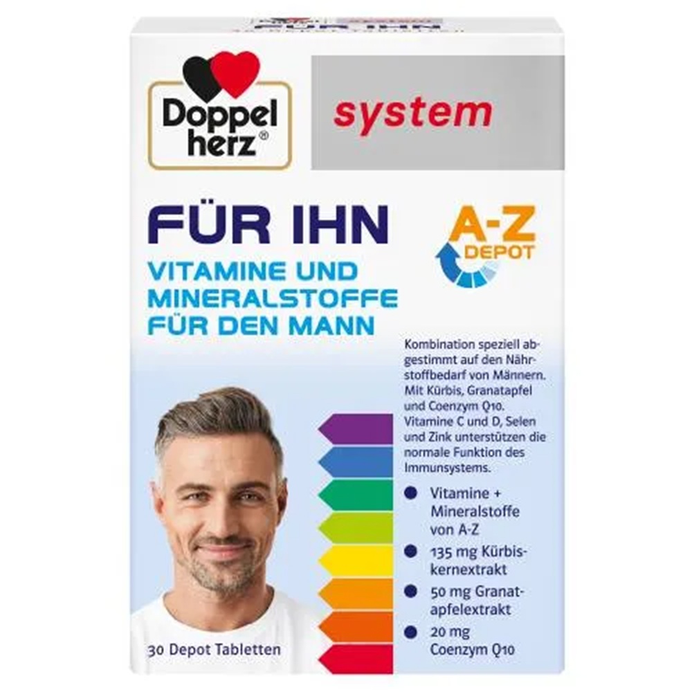 DOPPEL HERZ VITAMINI I MINERALI ZA MUSKARCE DEPOT 30TBL